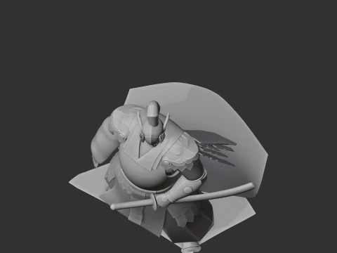 Imagawa Yoshimoto Samurai Classic 3D Model