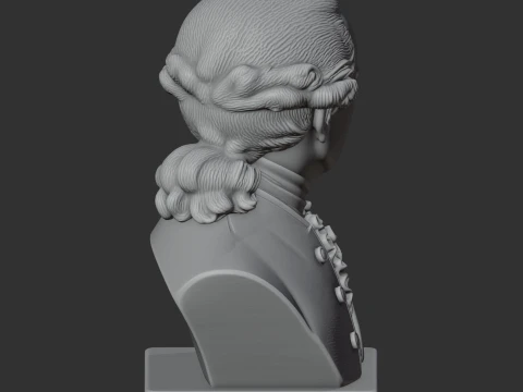 Immanuel Kant Bust 3D Model