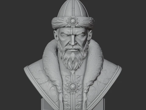 Ivan the Terrible Bust 3D Model