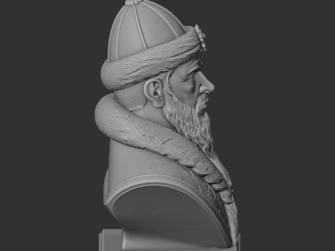 Ivan the Terrible Bust 3D Model