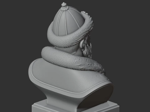 Ivan the Terrible Bust 3D Model