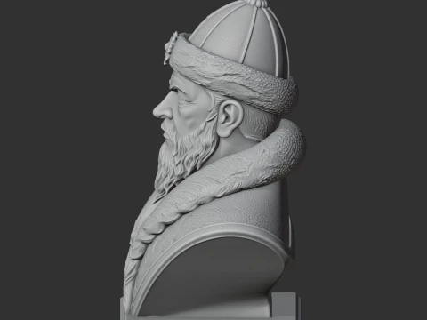 Ivan the Terrible Bust 3D Model