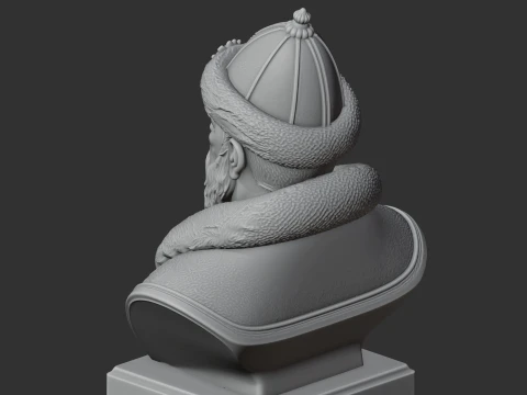 Ivan the Terrible Bust 3D Model
