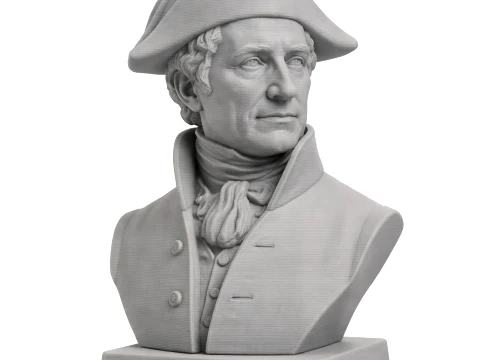 Alessandro Volta Bust 3D Model