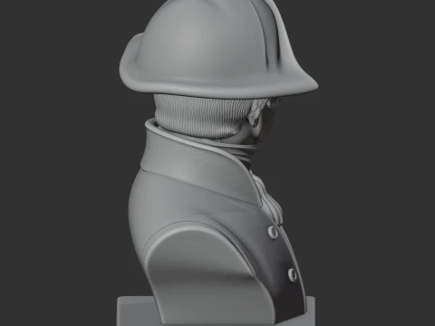 Alessandro Volta Bust 3D Model