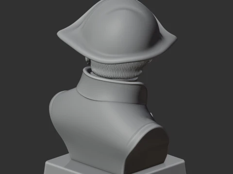 Alessandro Volta Bust 3D Model