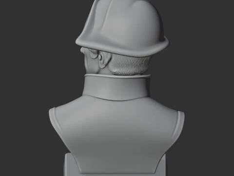 Alessandro Volta Bust 3D Model