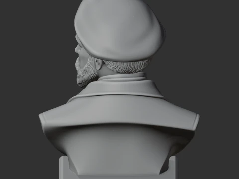 Alexander von Humboldt Bust 3D Model