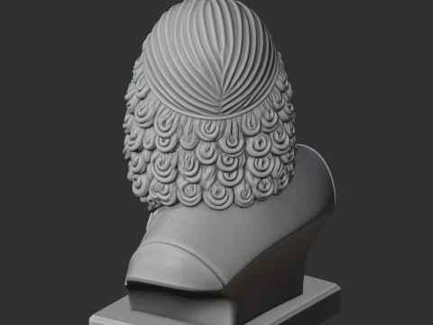 Antonio Vivaldi Bust 3D Model