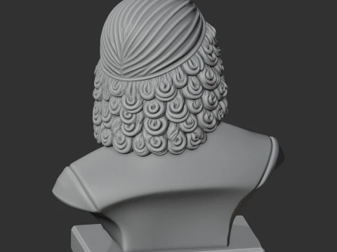 Antonio Vivaldi Bust 3D Model