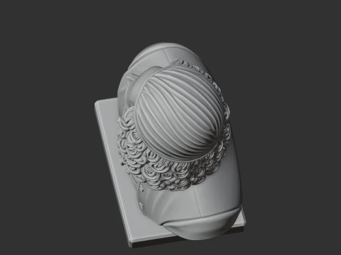 Antonio Vivaldi Bust 3D Model