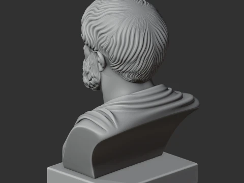Aristotle Bust 3D Model