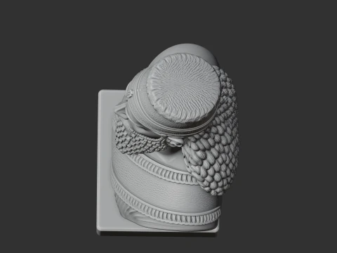 Ashurbanipal Bust 3D Model