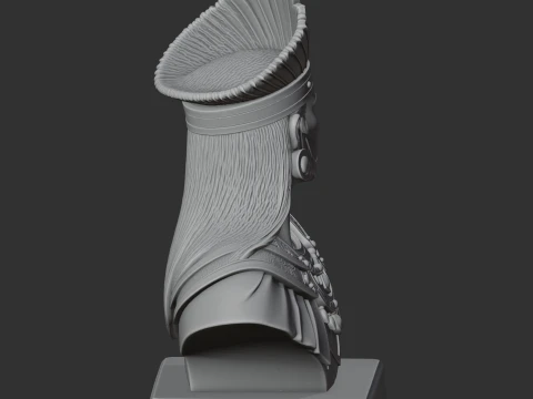 Atahualpa Bust 3D Model