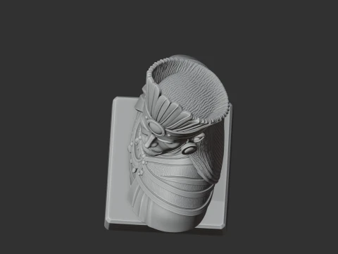 Atahualpa Bust 3D Model