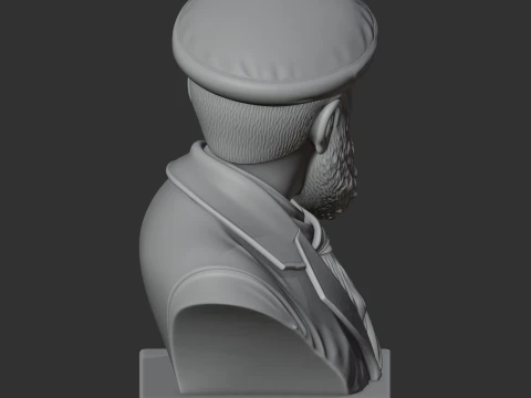 Auguste Rodin Bust 3D Model