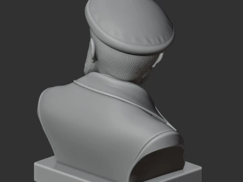 Auguste Rodin Bust 3D Model