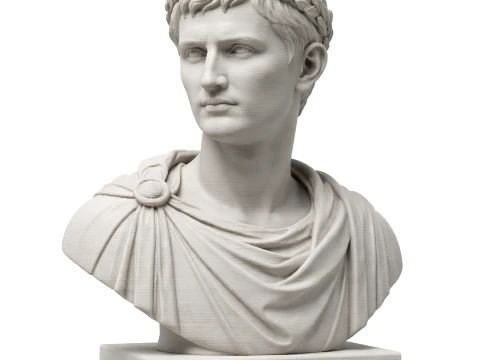 Augustus Bust 3D Model