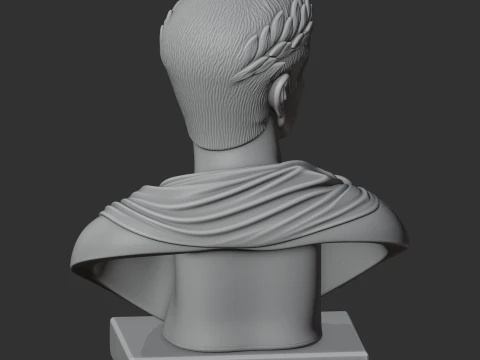 Augustus Bust 3D Model