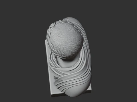 Augustus Bust 3D Model