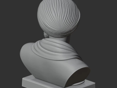 Averroes Bust 3D Model
