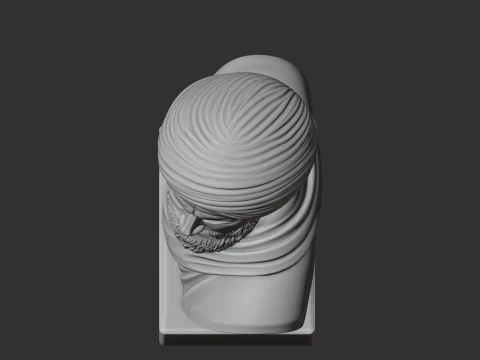 Averroes Bust 3D Model