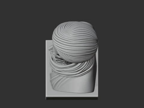 Avicenna Bust 3D Model