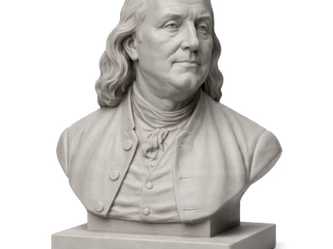 Buste de Benjamin Franklin Modèle 3D