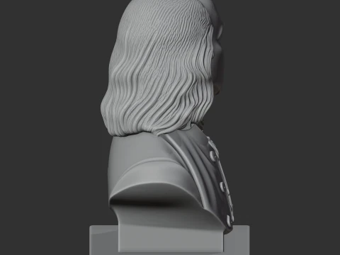 Benjamin Franklin Bust 3D Model