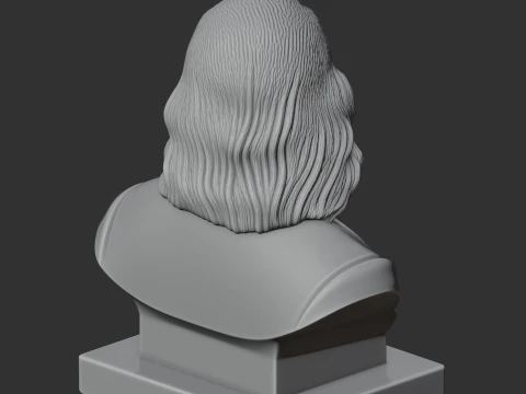 Benjamin Franklin Bust 3D Model