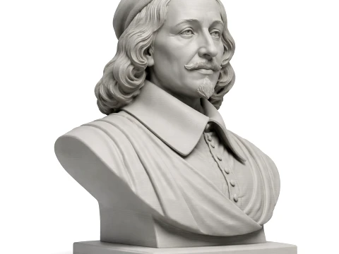 Busto di Blaise Pascal Modello 3D