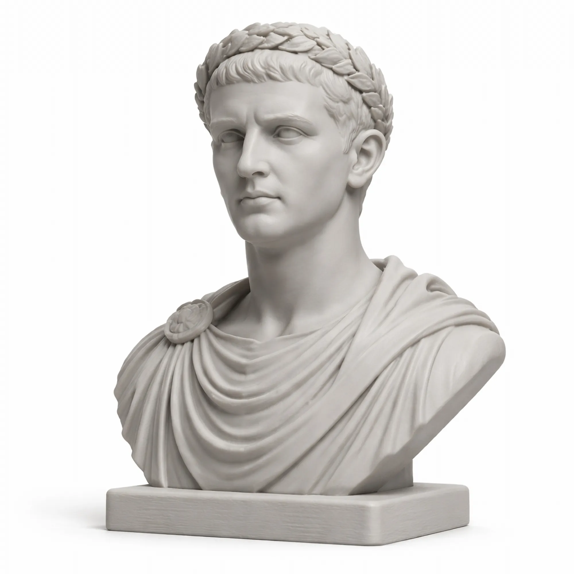 Caligula Bust 3D Model .c4d .max .obj .3ds .fbx .stl .blend 