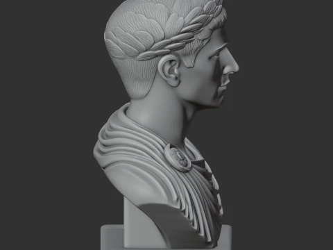 Caligula Bust 3D Model