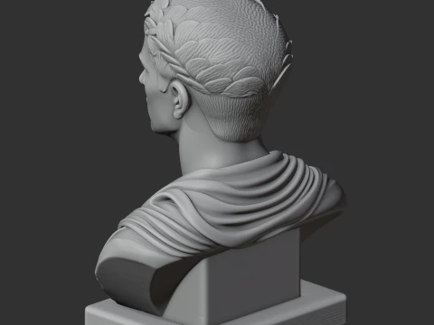 Caligula Bust 3D Model