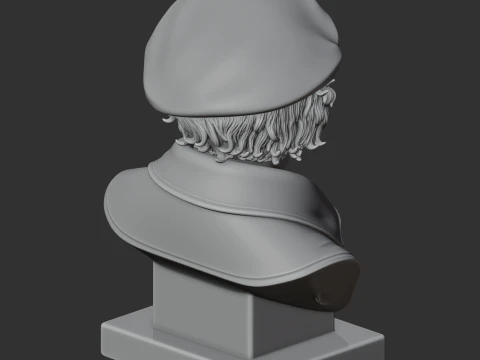Caravaggio Bust 3D Model
