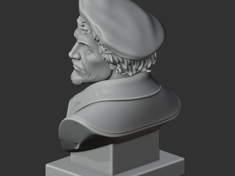 Caravaggio Bust 3D Model