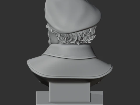 Caravaggio Bust 3D Model