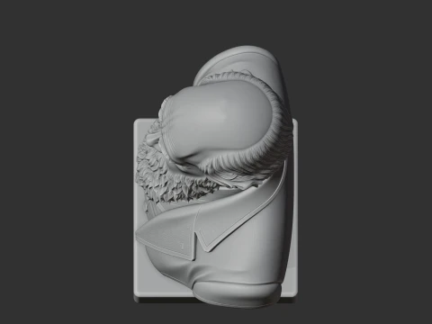 Charles Darwin Bust 3D Model