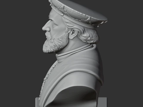 Charles V Bust 3D Model