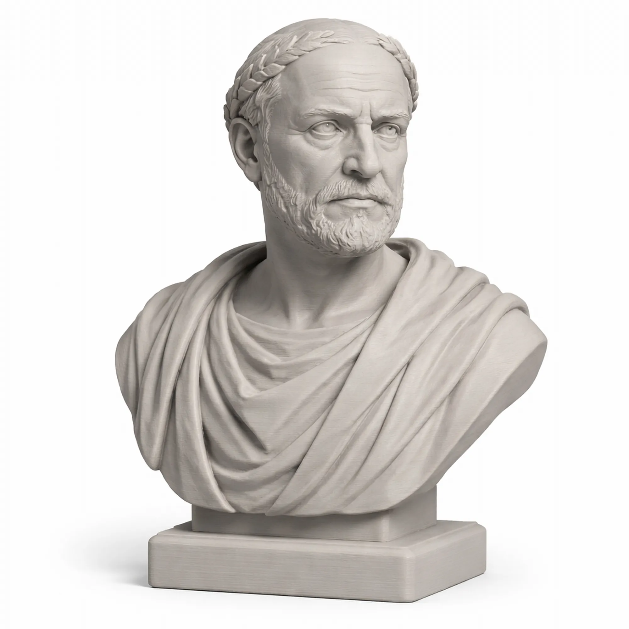 Cicero Bust 3D Model .c4d .max .obj .3ds .fbx .stl .blend