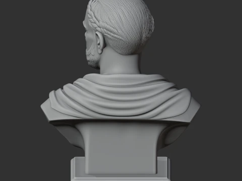 Cicero Bust 3D Model
