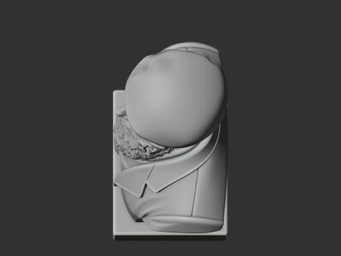 Claude Monet Bust 3D Model