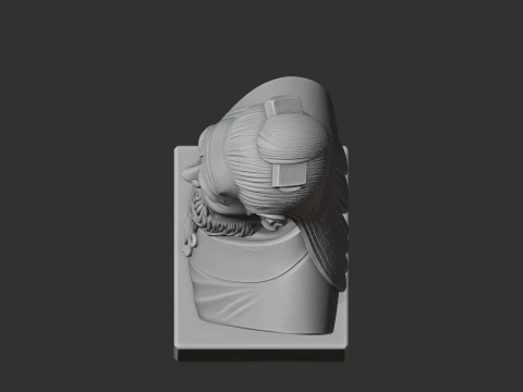 Confucius Bust 3D Model