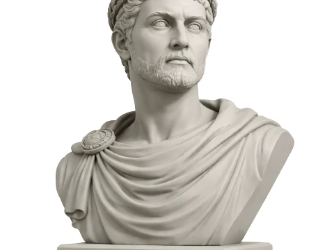 Constantin le Grand Buste Modèle 3D