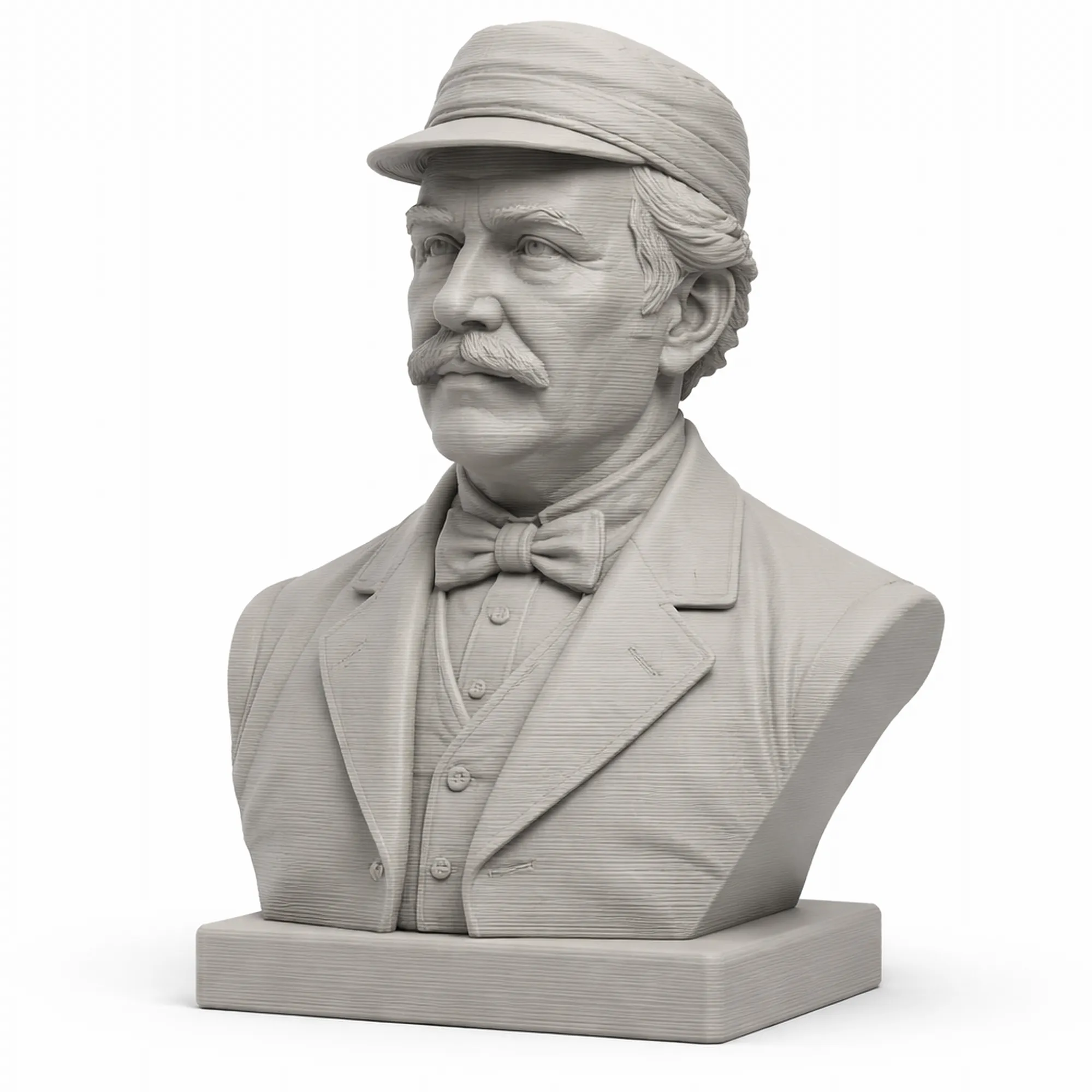 David Livingstone Bust 3D Model .c4d .max .obj .3ds .fbx .stl .blend 