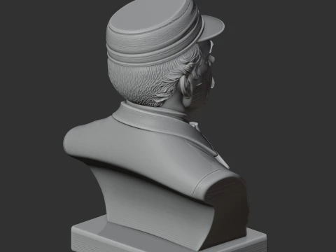David Livingstone Bust 3D Model