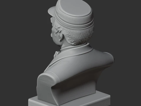 David Livingstone Bust 3D Model