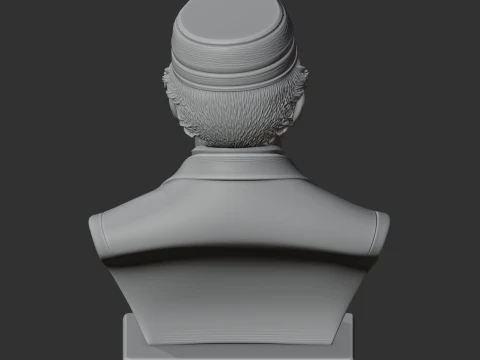 David Livingstone Bust 3D Model