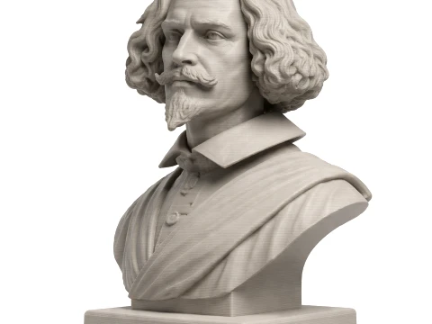 Diego Velazquez Bust 3D Model