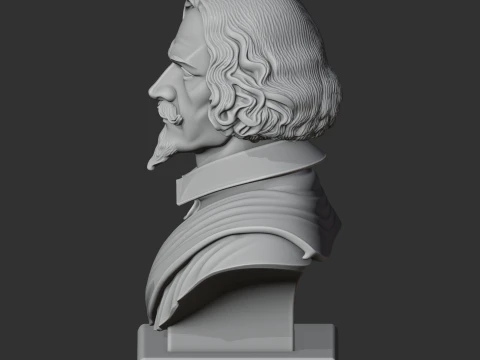 Diego Velazquez Bust 3D Model